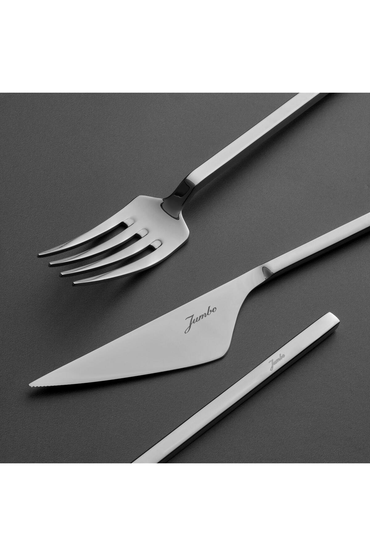 Jumbo 9100 84 Piece 12 Place Setting Flatware Set - MALLTURK