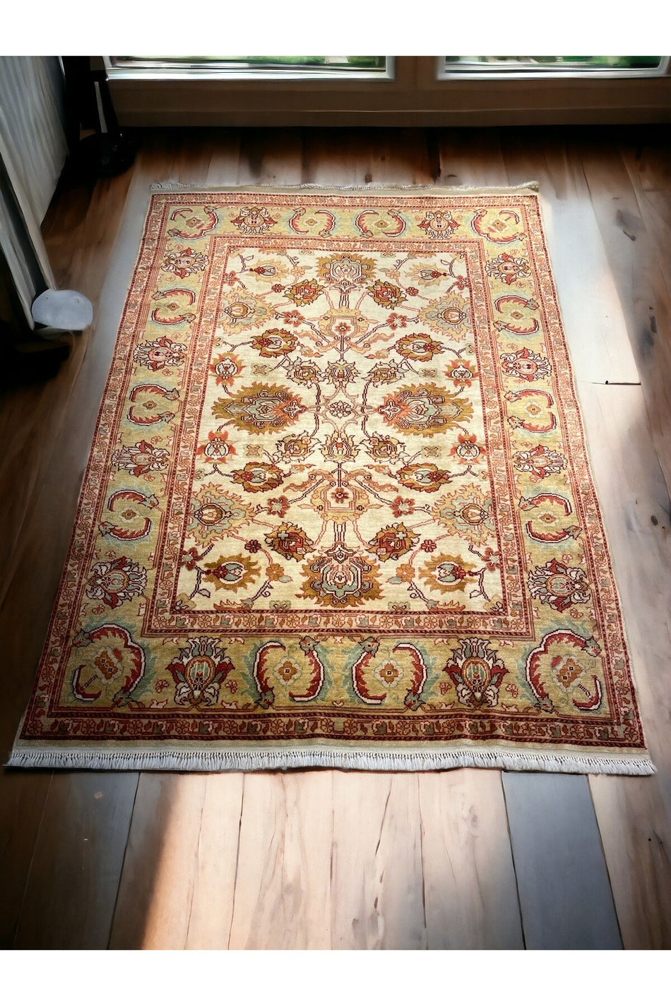 SIRVAN Rug Turkish Usak Hand-Woven Rug - 178x250 - MALLTURK