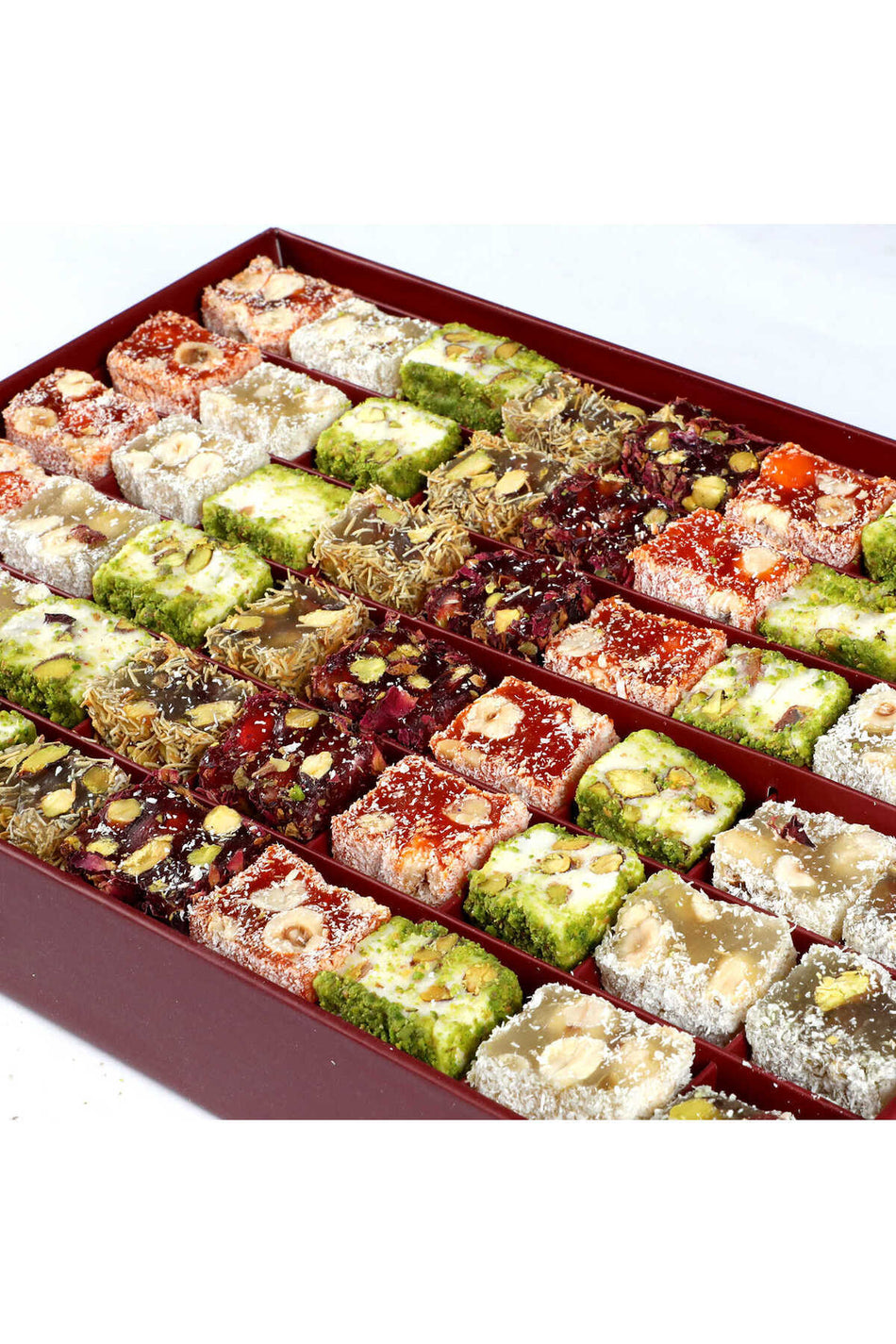 Haci serif Assorted Sultan Turkish Delight motif desenli kutu 1000gr - MALLTURK