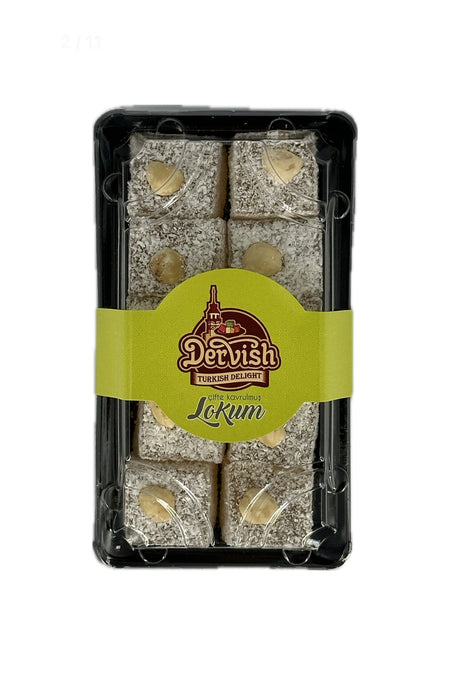 Dervis Sekerleme Honey Hazelnut Turkish Delight 250 g - MALLTURK