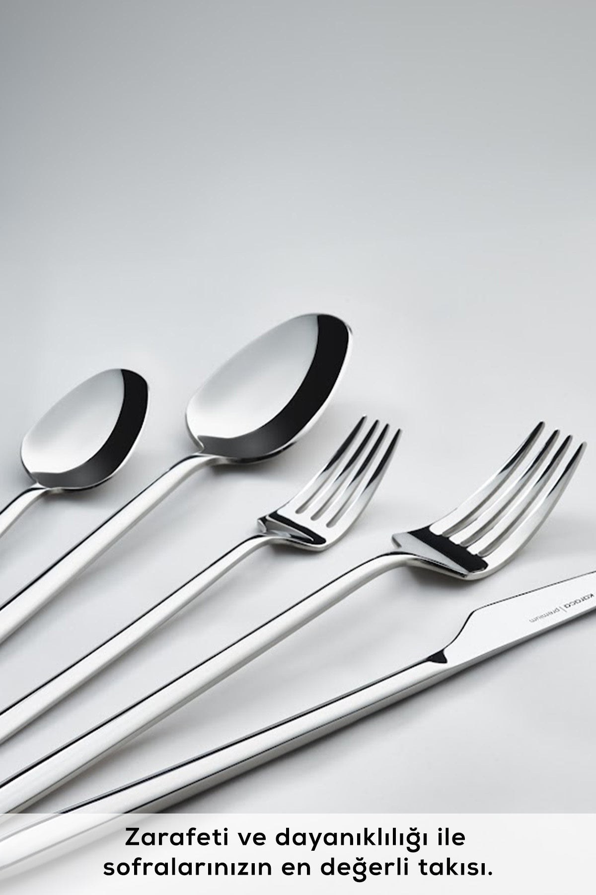 Karaca stark 316 Steel 84 Piece 12 Place Setting premium Flatware Set Boxed - MALLTURK