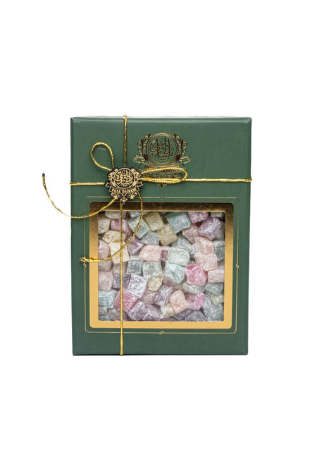 Pasa dairesi Assorted Fruit Flavored Mini Turkish Delight Gift Box kutulu 300 g - MALLTURK