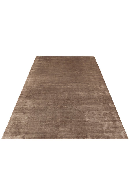 Vog Hali Alure Brown Handwoven Pure Bamboo Rug Luxury Soft Minimalist Modern Living Room and Lounge Rug - MALLTURK