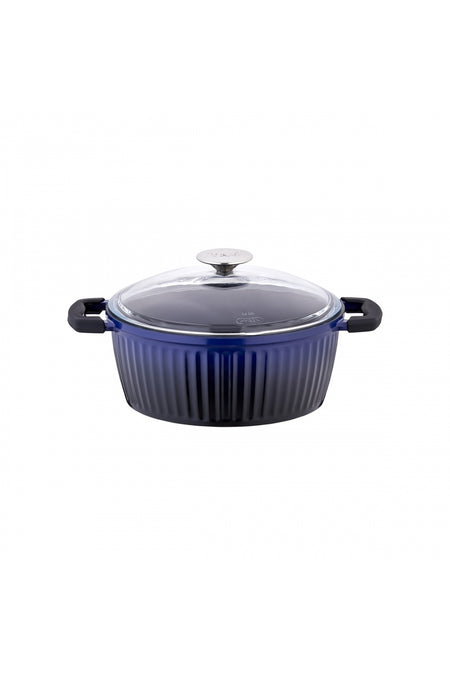 Tac Valeriya Glass Lid 7 Piece Cast Cookware Set - MALLTURK
