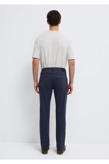 Mavi Marcus Black Navy Gabardine Trousers 00351A2793 - MALLTURK