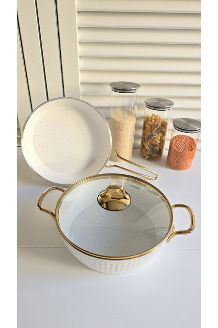 Lines Granite 2li Cookware Set (26 Basik-26 Frying Pan) Serisi