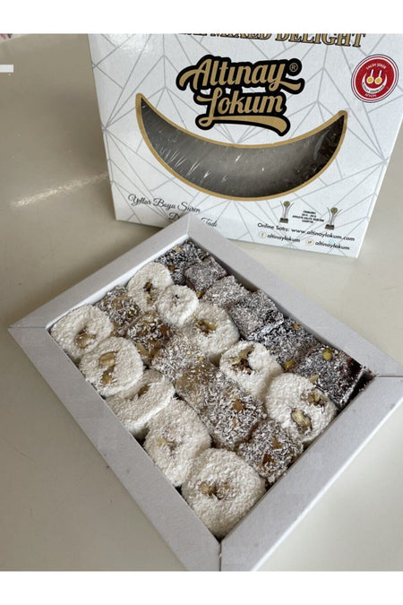 Altinay sekerleme meshur Afyon Style Assorted Turkish Delight 1 kg - MALLTURK