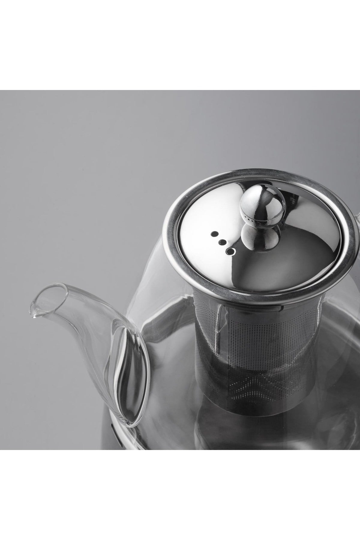 Jumbo 6500 Glass Teapot with Full Metal Handle - MALLTURK
