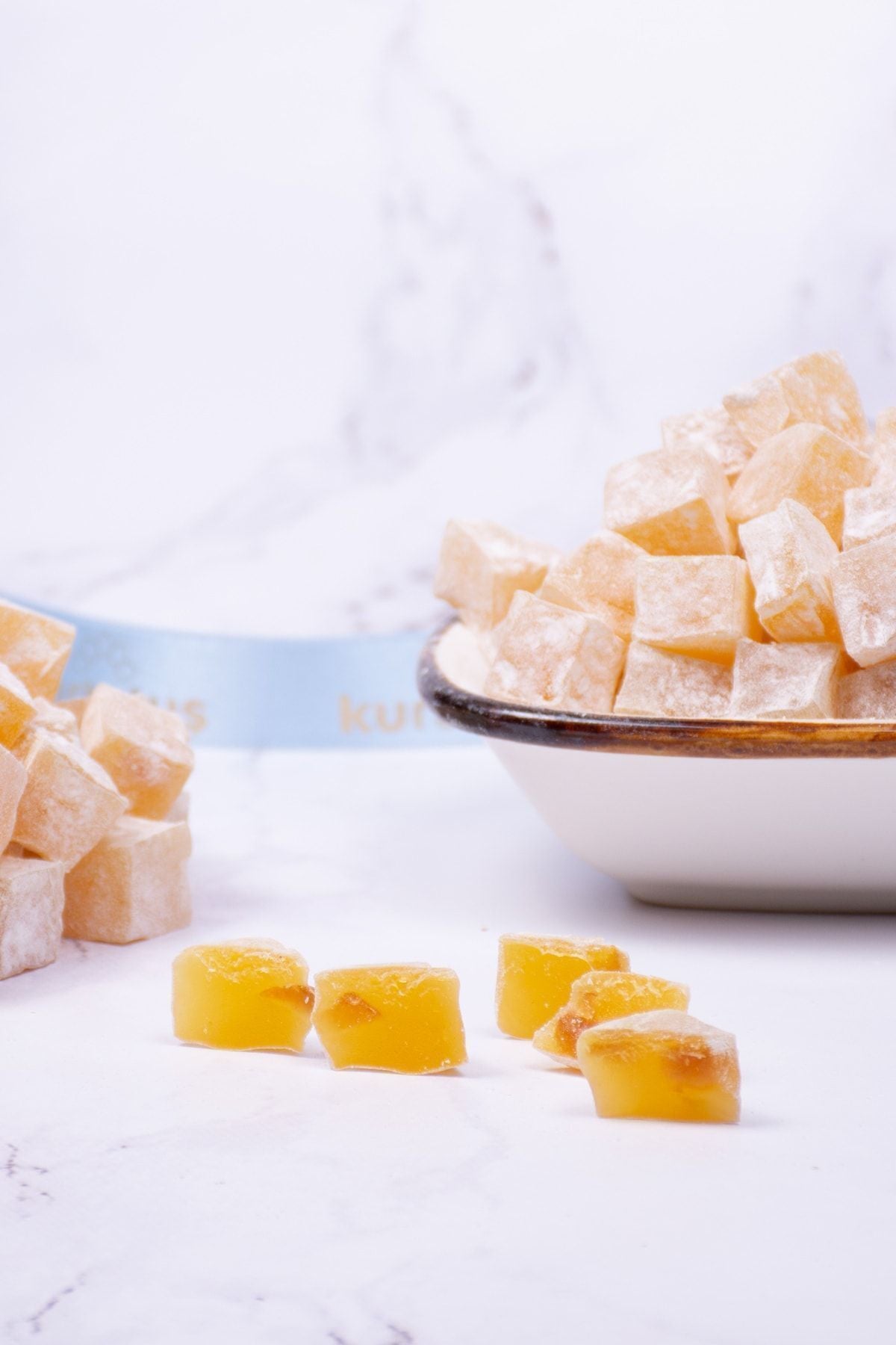 Kurtulus Kuruyemis Lemon Flavored Turkish Delight 500gr - MALLTURK
