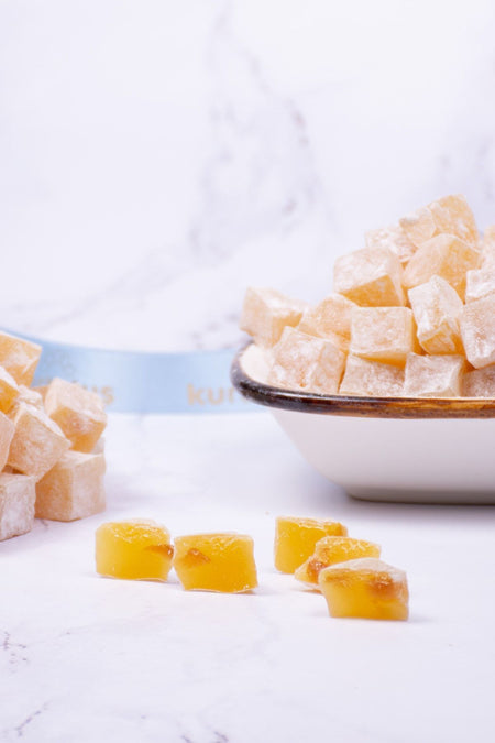 Kurtulus Kuruyemis Lemon Flavored Turkish Delight 500gr - MALLTURK