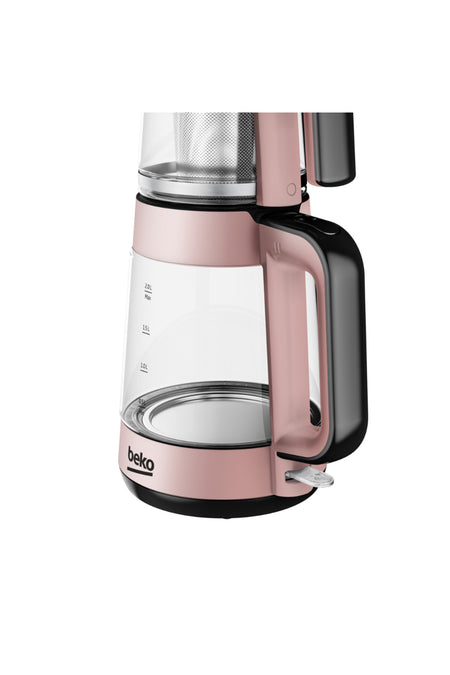 Beko CM 5964 R Floral Rose 1900 W Tea Maker with Glass Teapot - MALLTURK
