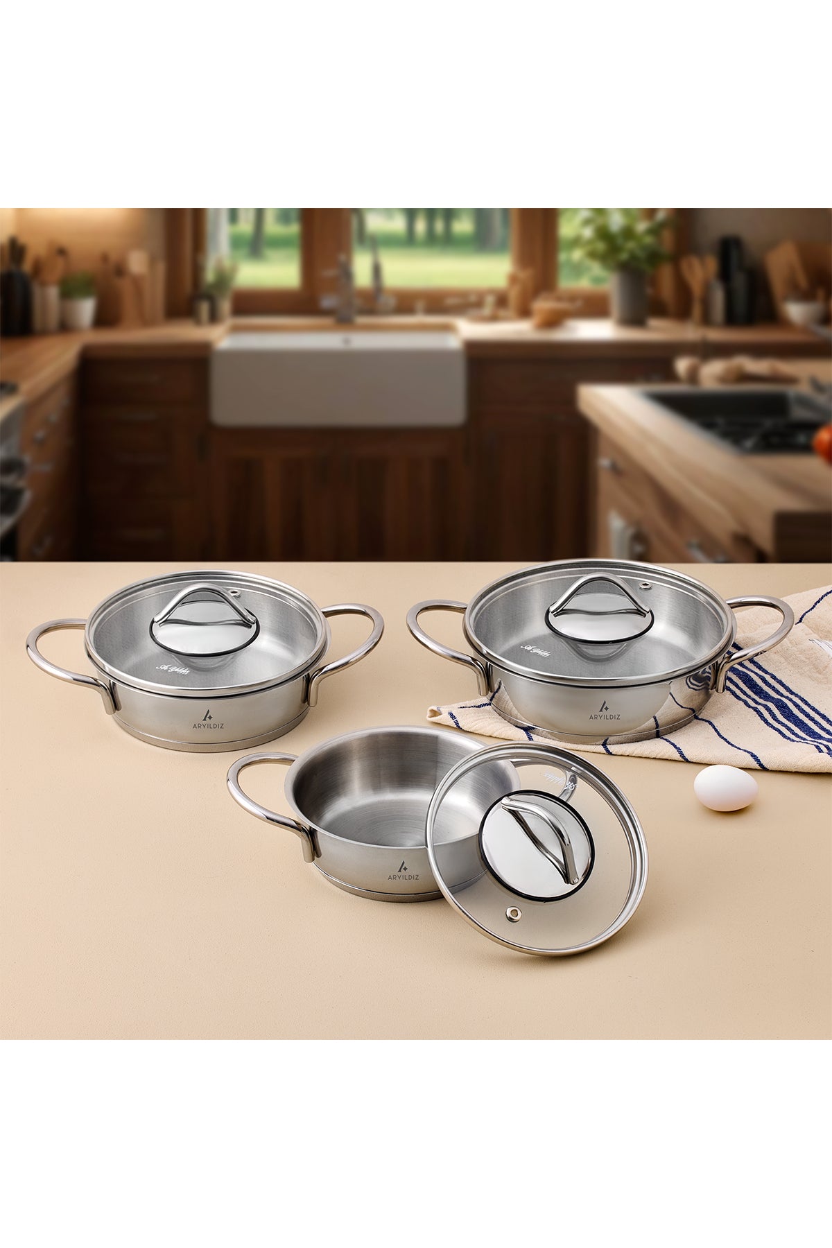 Aryildiz Mix 17 Piece Kitchen Set