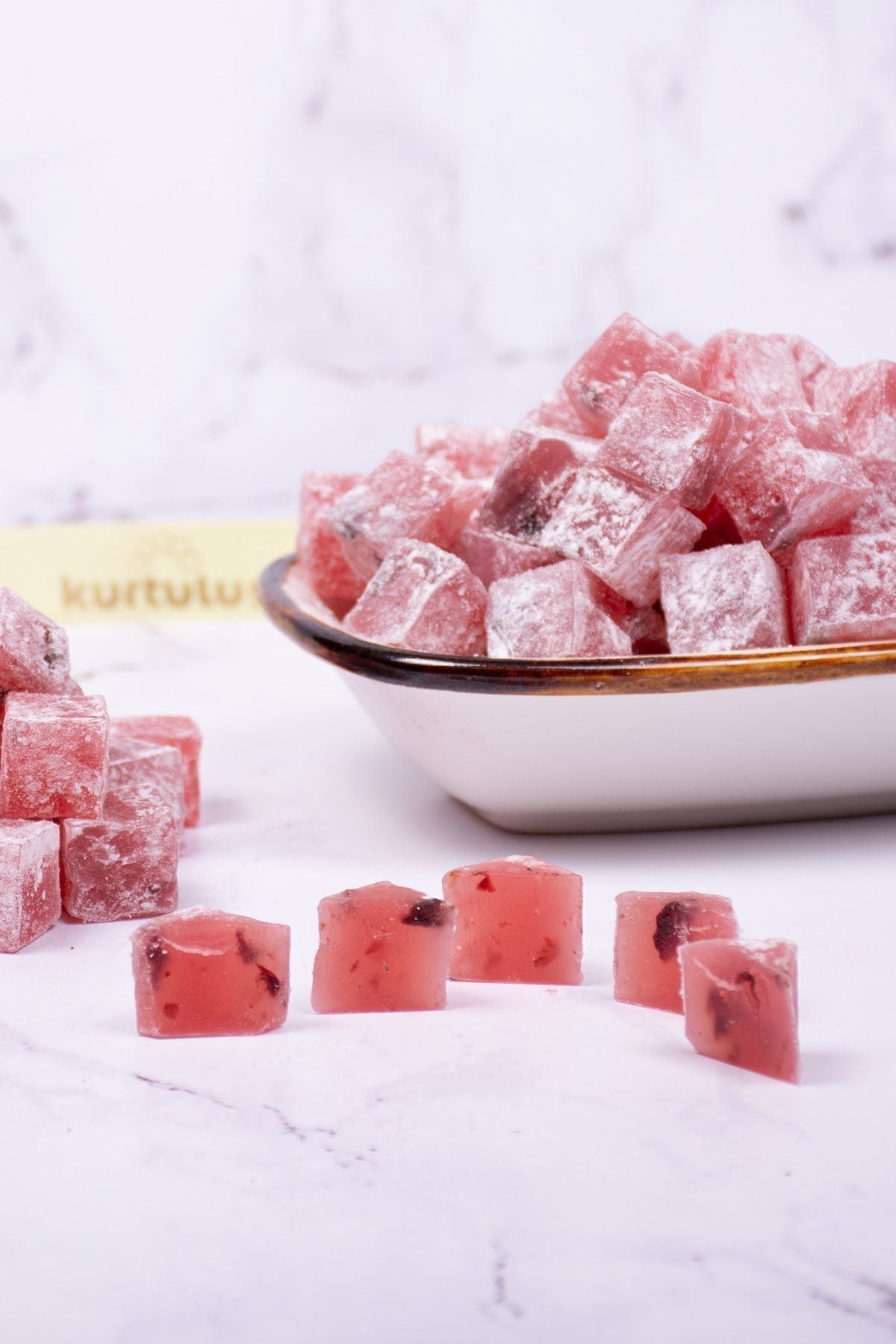 Kurtulus Kuruyemis visneli Turkish Delight 500gr - MALLTURK