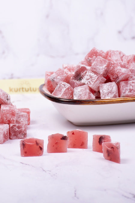 Kurtulus Kuruyemis visneli Turkish Delight 500gr - MALLTURK