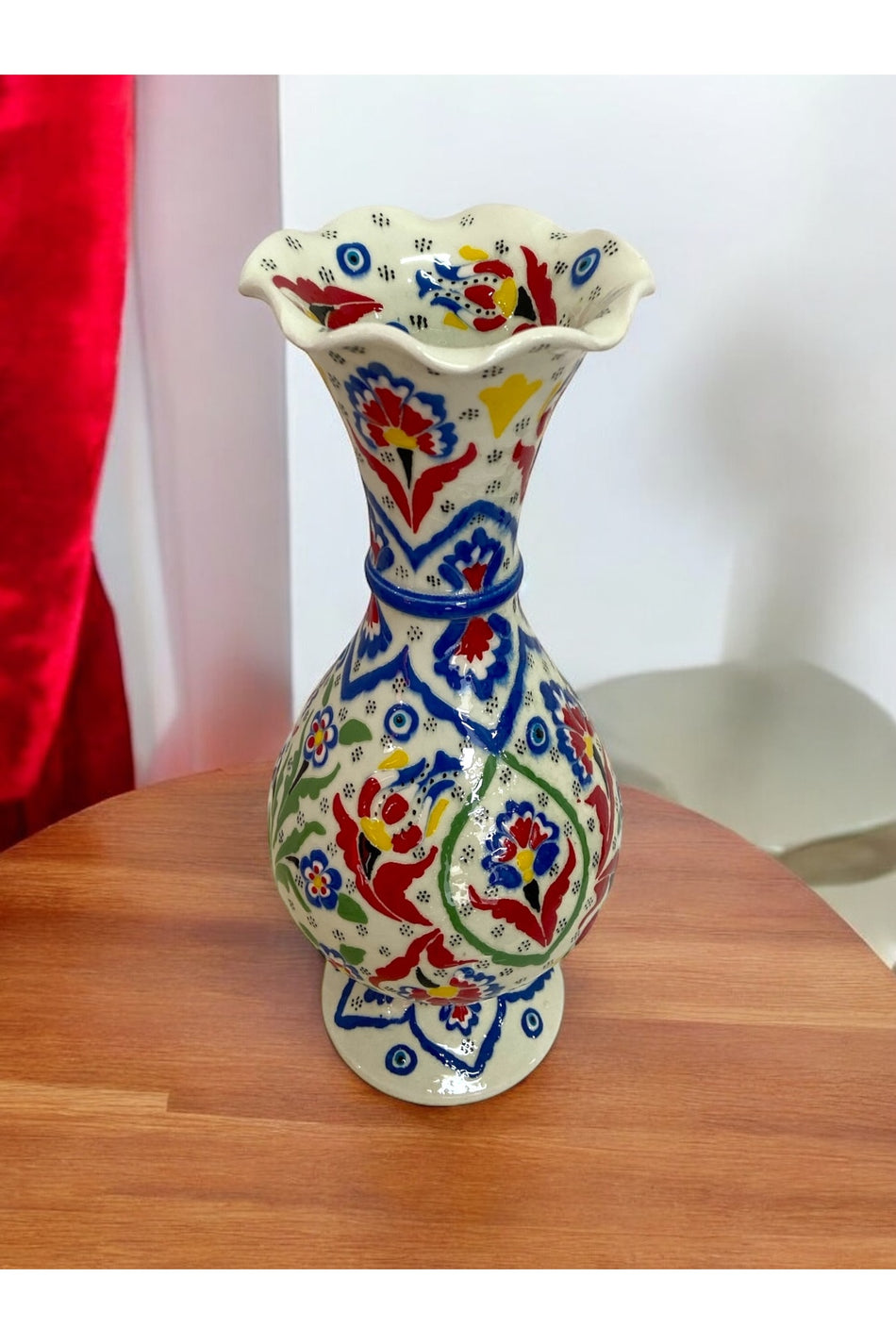 STORESZA Custom Designed Multicolored Ceramic Hyacinth Vase - MALLTURK