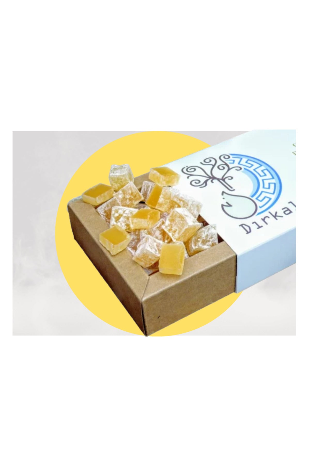 DIRKALI Double Roasted Mastic Flavored Turkish Delight 3000 g - MALLTURK