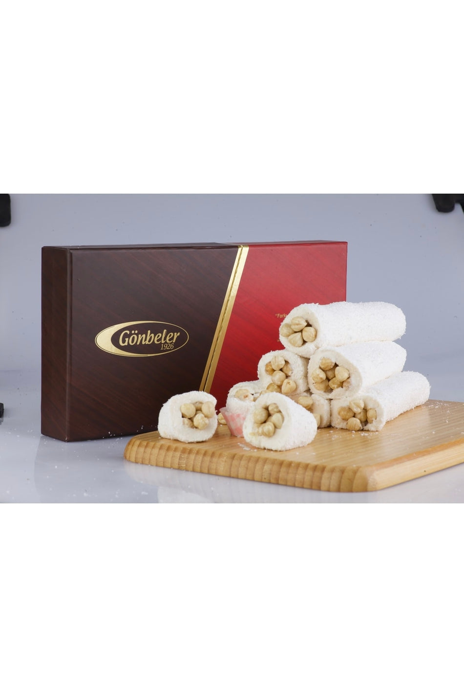 Gonbeler Sultan Style Hazelnut Turkish Delight 500 g - MALLTURK