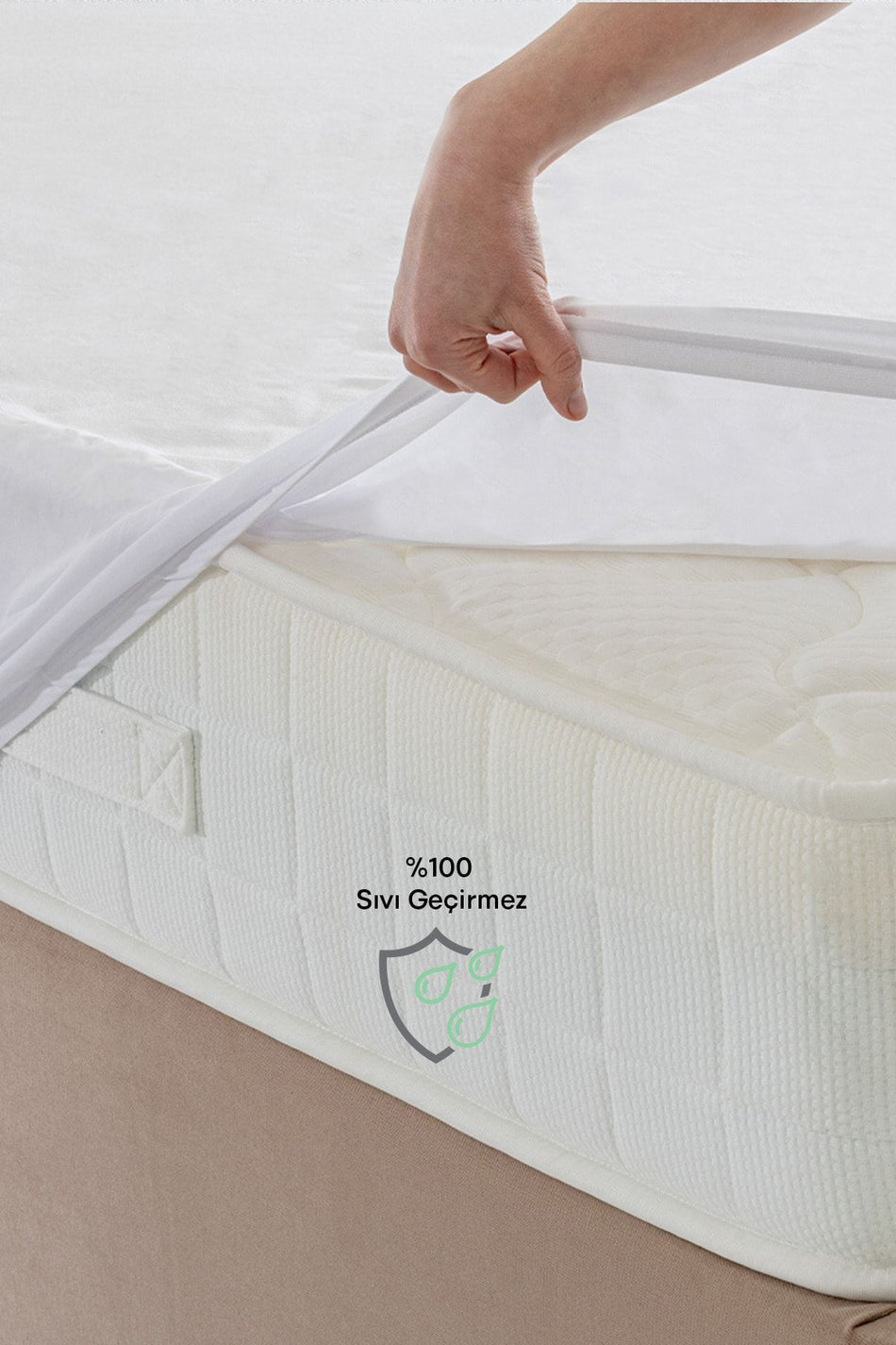 Viscoflex Waterproof Cotton Fitted Baby & Kids Mattress Protector - MALLTURK