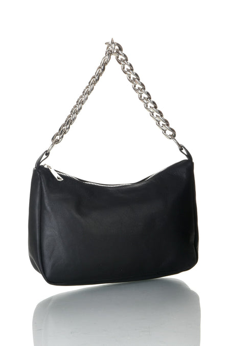 Fubileather Genuine Leather Women's Baguette Bag