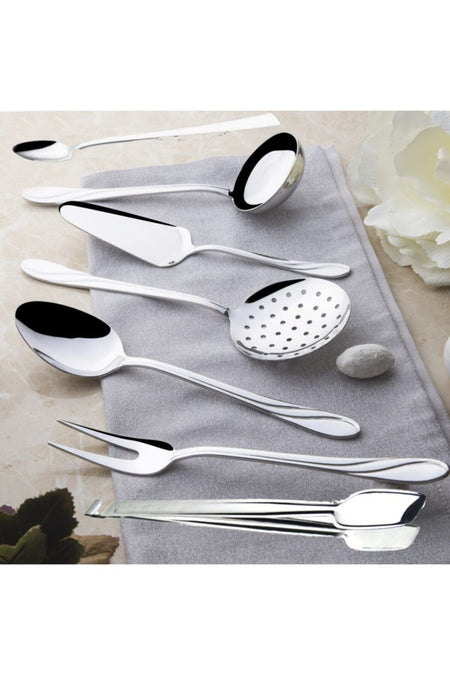 Nehir safir Plain 7 Piece Serving Utensil Set - MALLTURK