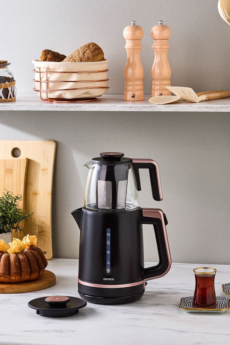 Karaca Tea Grande XL Tea Maker Rosegold - MALLTURK
