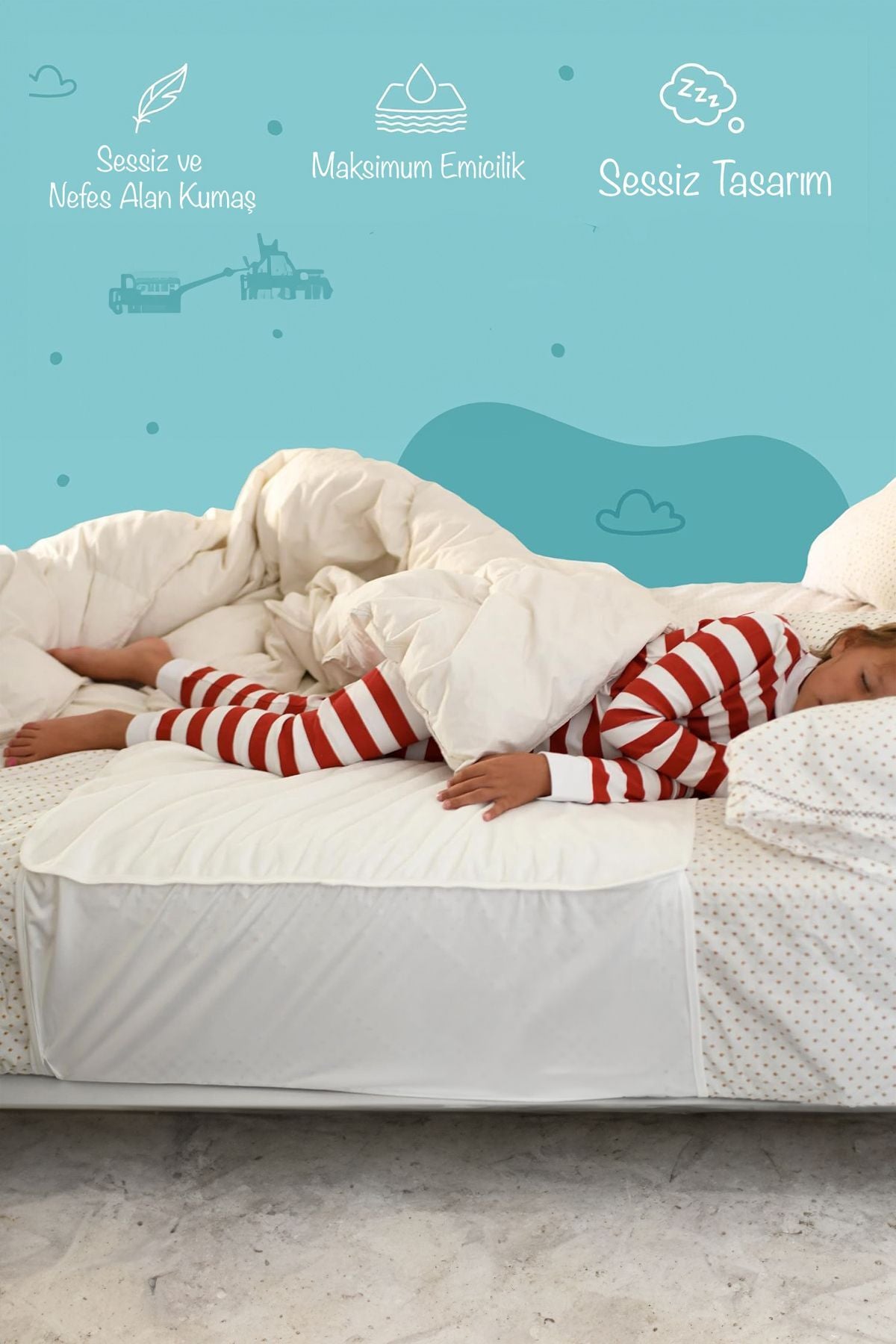 ATACA TEKSTIL Waterproof Baby & Kids Mattress Protector - MALLTURK