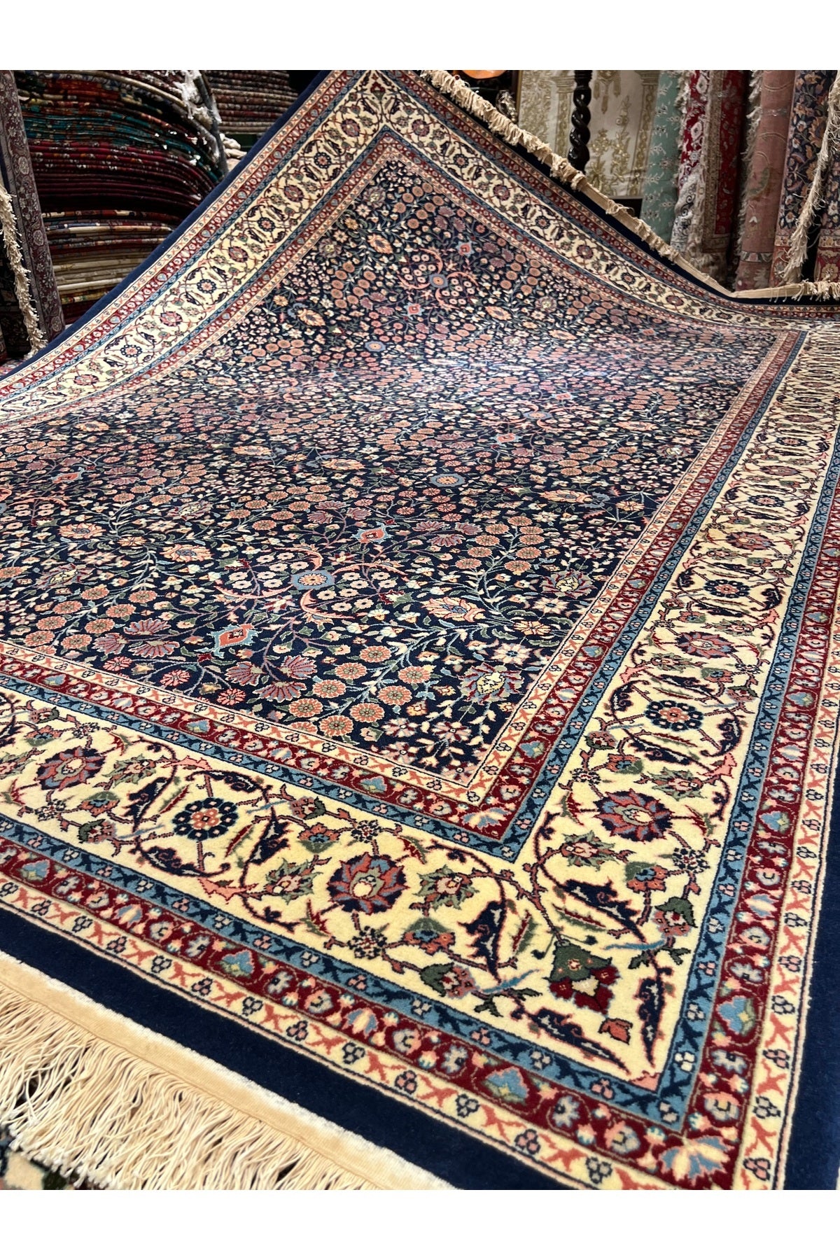 RD RAMAZAN DAG Hand Rug Art Hand-Woven Yerli Hereke Rug Premium Quality Magnificent Eserler - MALLTURK