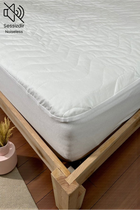 VESSINOHOME Waterproof Microfiber Quilted Fitted Mattress Pad - MALLTURK