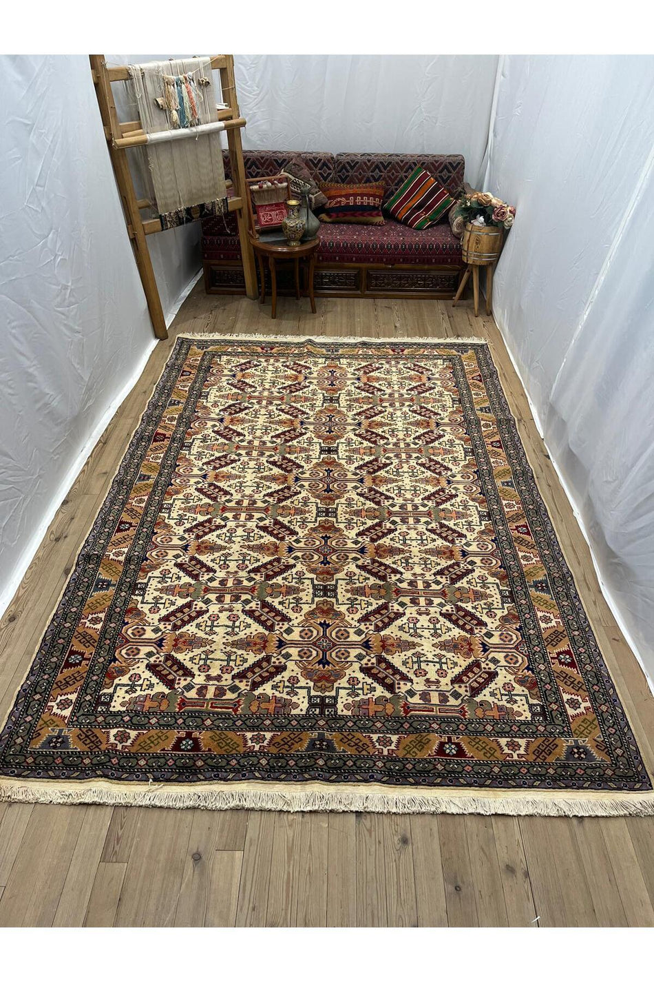 Sirvan Handwoven Bunyan Carpet - 198x295 - MALLTURK