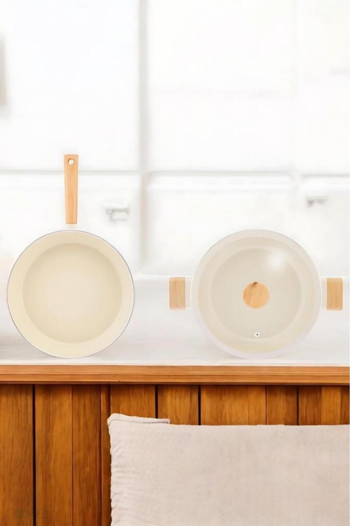 Emsan Swiss Crystal 26 Karniyarik ve 26 Frying Pan Set
