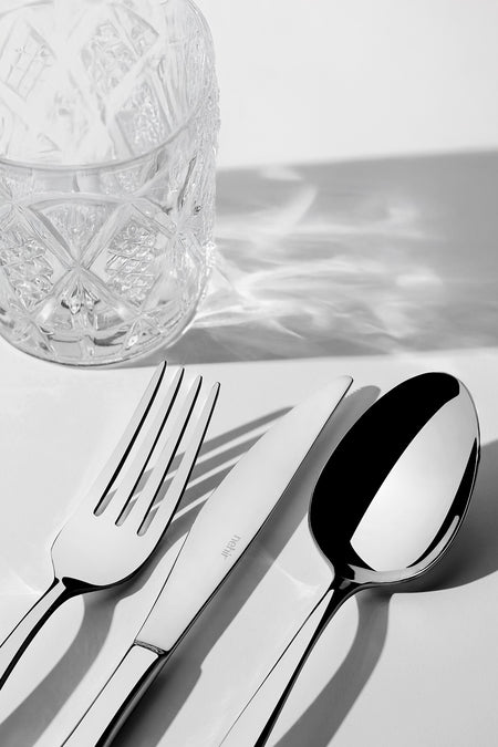Nehir zarif Plain 6 Place Setting 36 Piece Boxed Flatware Set - MALLTURK