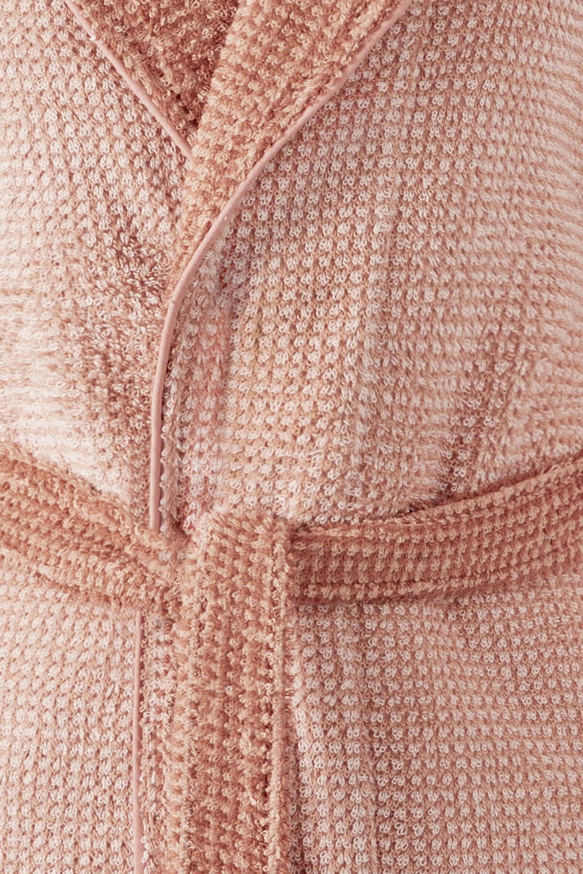 Ozdilek Sadem Organic Plaid Shawl Collar Bathrobe - MALLTURK
