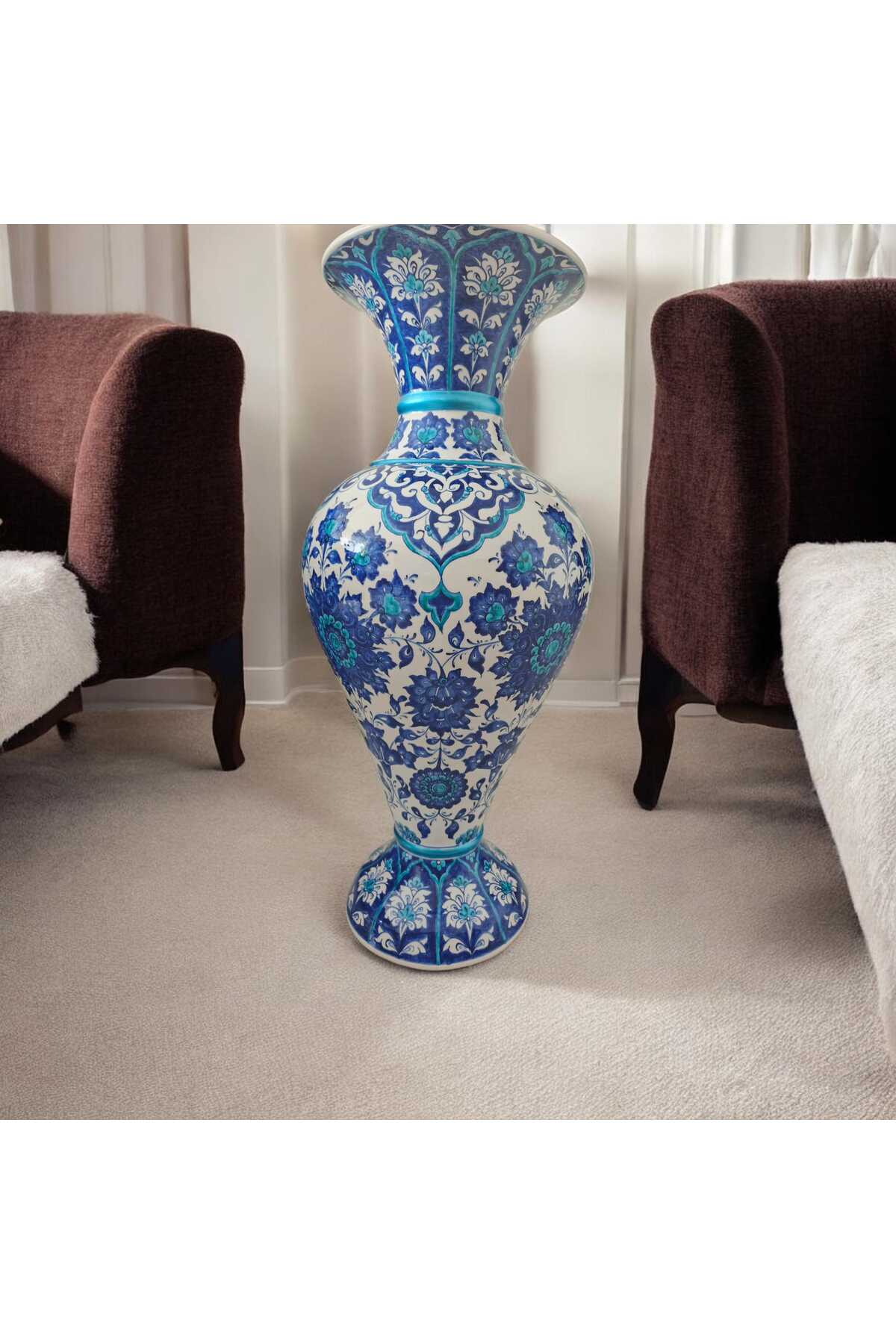 Sema Cini Handmade Ceramic Vase 70 cm - MALLTURK
