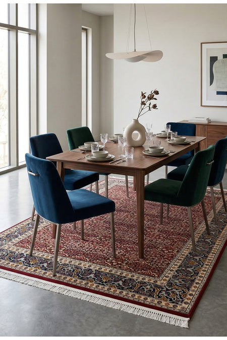 FT Halicilik Sumerbank Hereke Hereke Hand-Woven Rug Karpuzlu Design - MALLTURK