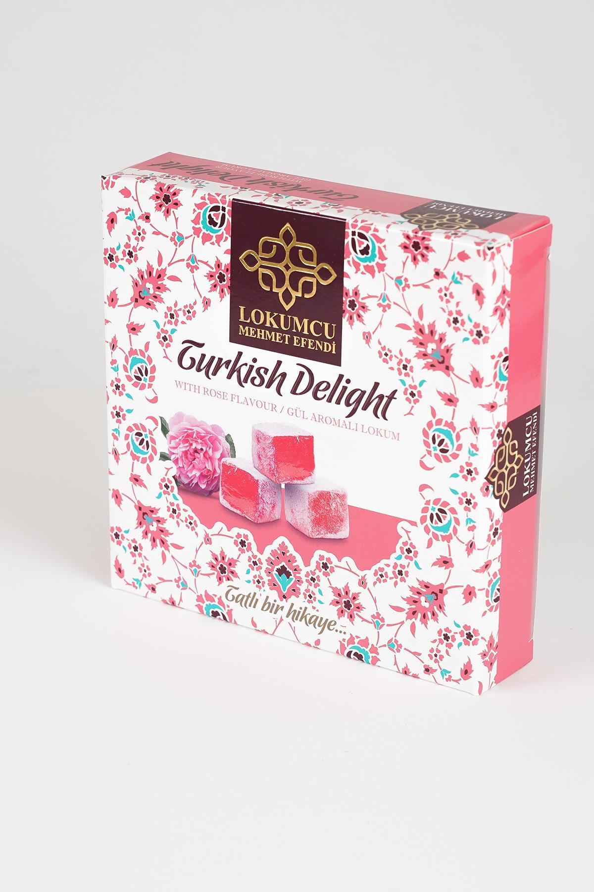 LOKUMCU mehmet efendi tatli bir hikaye 200 g Rose Flavored Turkish Delight 200 g - MALLTURK