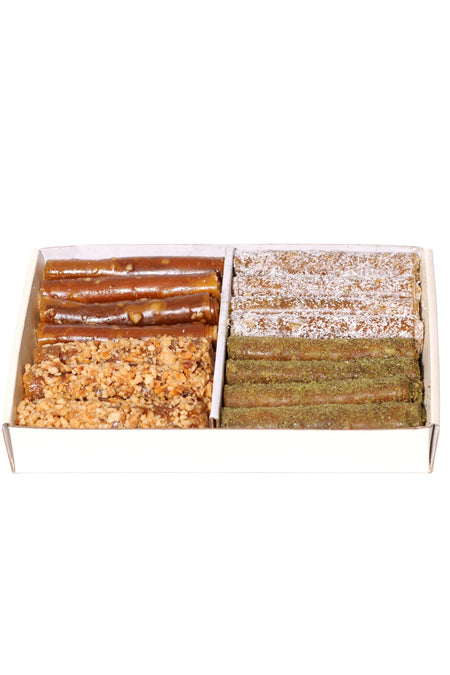 Birsalkim gumushane Assorted rulo Fruit Leather findik ezmeli 1000 g Pistachio Kadayif Coconut - MALLTURK