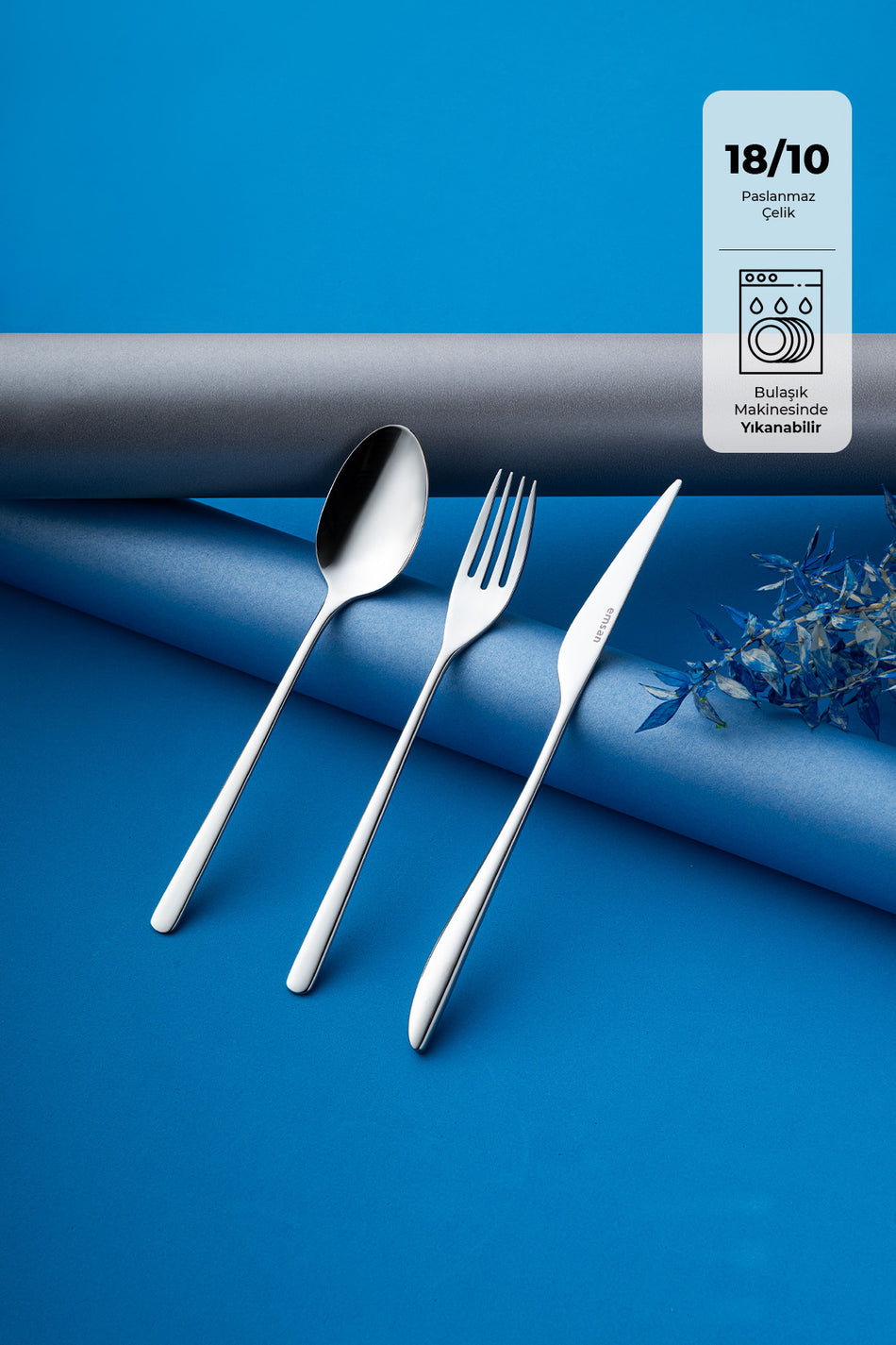 Emsan bello 18 Piece 6 Place Setting Flatware Set - MALLTURK