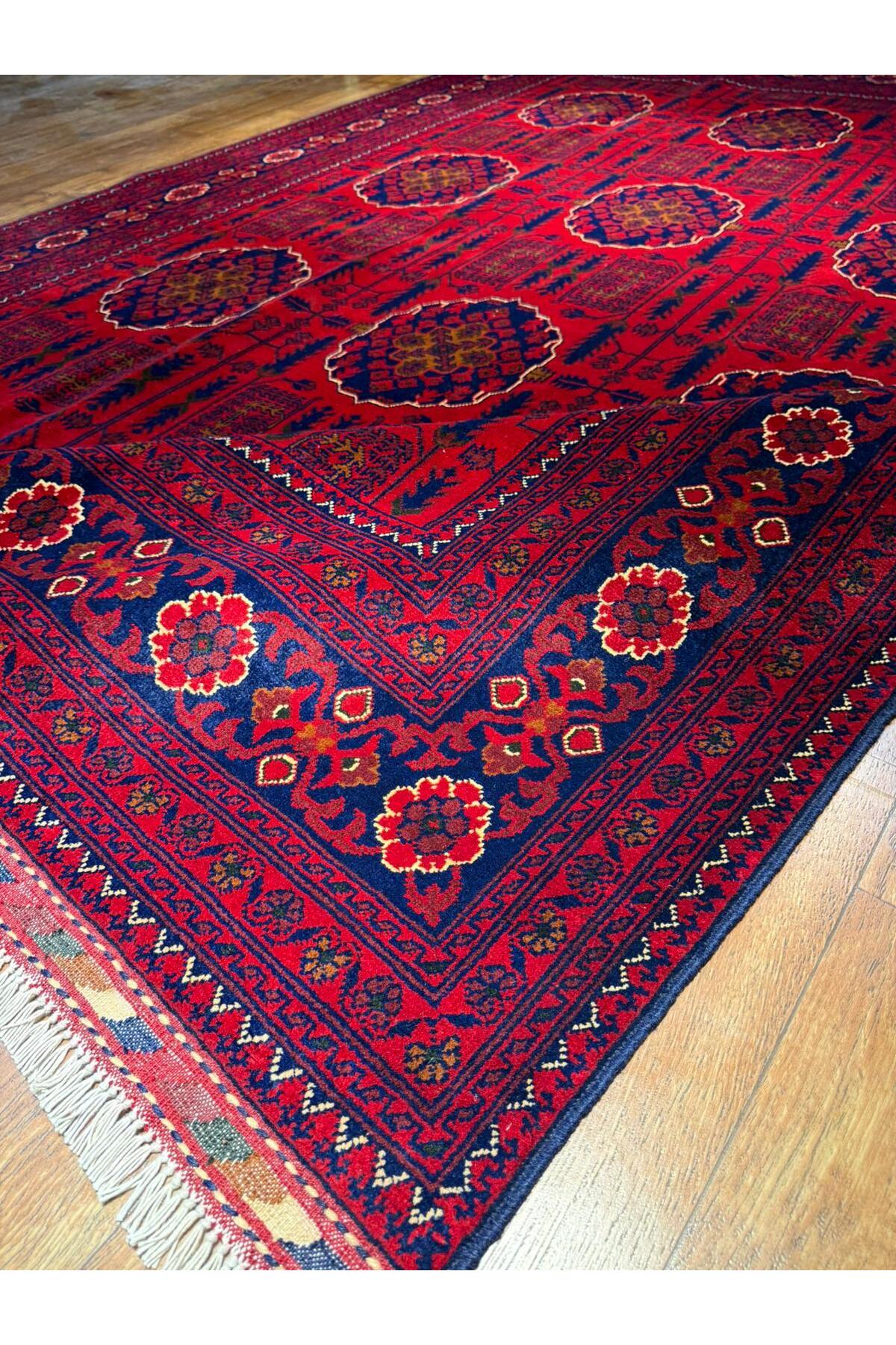 Wool Hand-Woven Afghan Rug