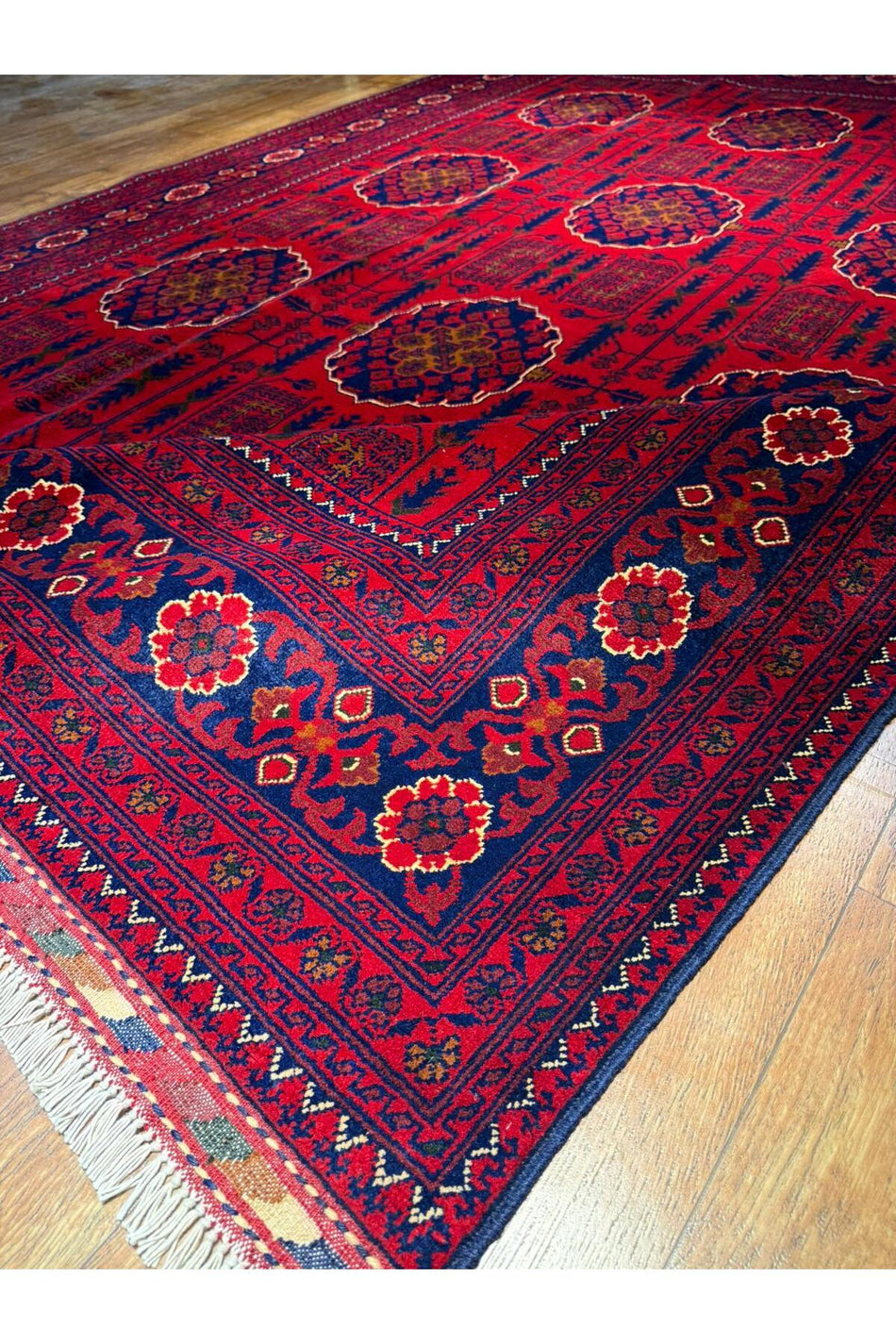 Wool Hand-Woven Afghan Rug