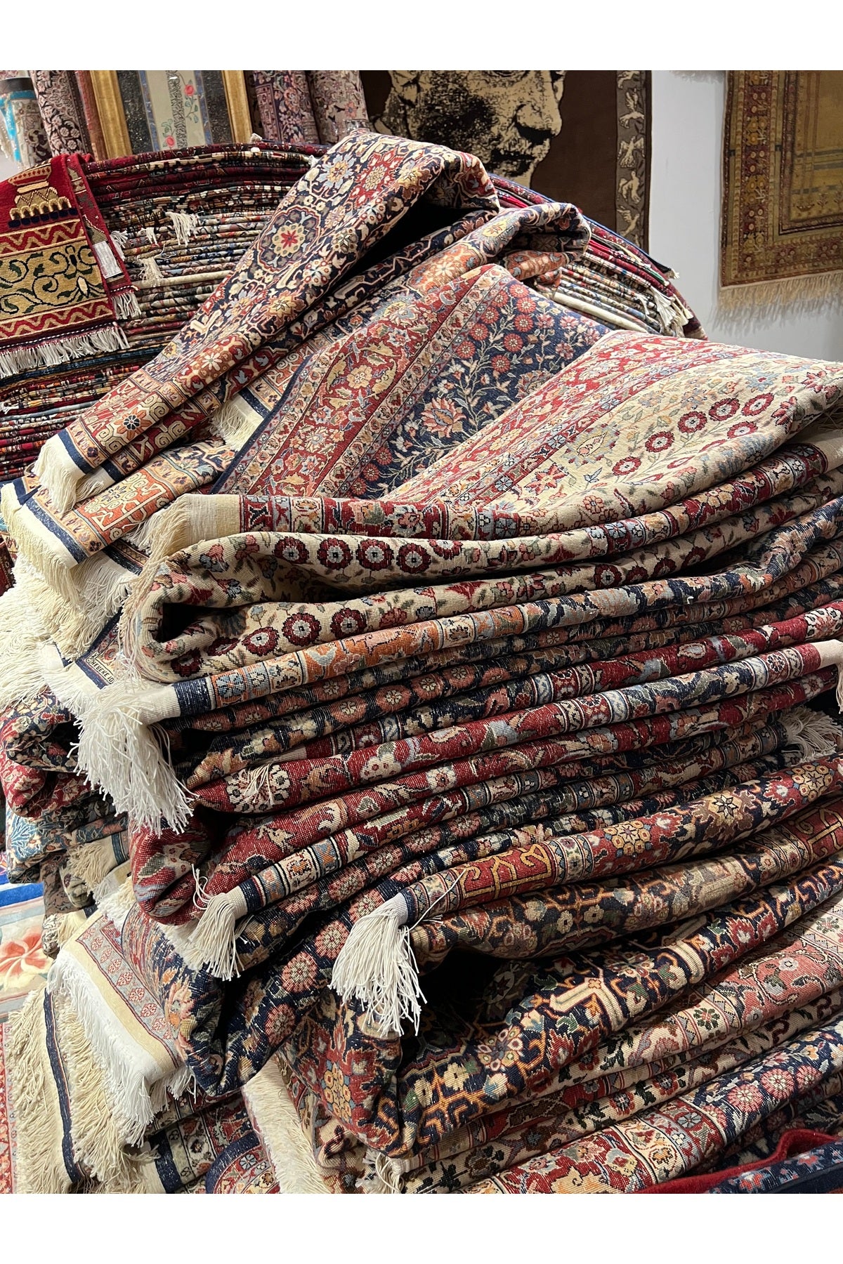 RD RAMAZAN DAG Hand Rug Art Hand-Woven Yerli Hereke Rug Premium Quality Magnificent Eserler - MALLTURK