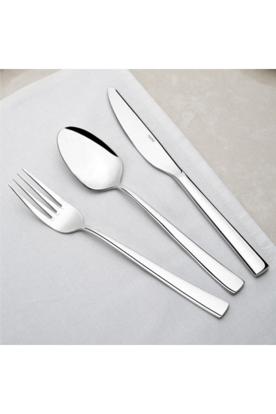 Nehir deniz Plain 84 Piece karton Boxed Flatware Set - MALLTURK