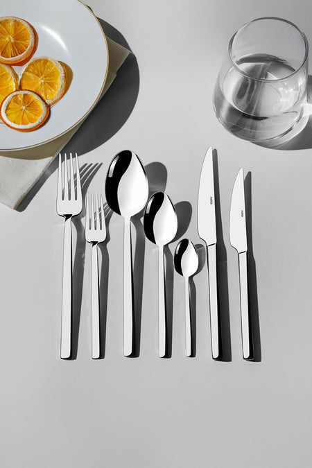 Nehir dalyan Plain 12 Place Setting 84 Piece Boxed Flatware Set - MALLTURK