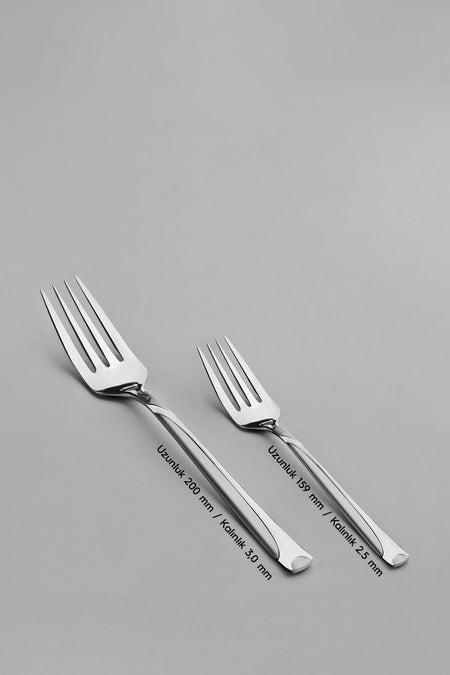 Nehir fiesta Satin 12 Place Setting 72 Piece Boxed Flatware Set