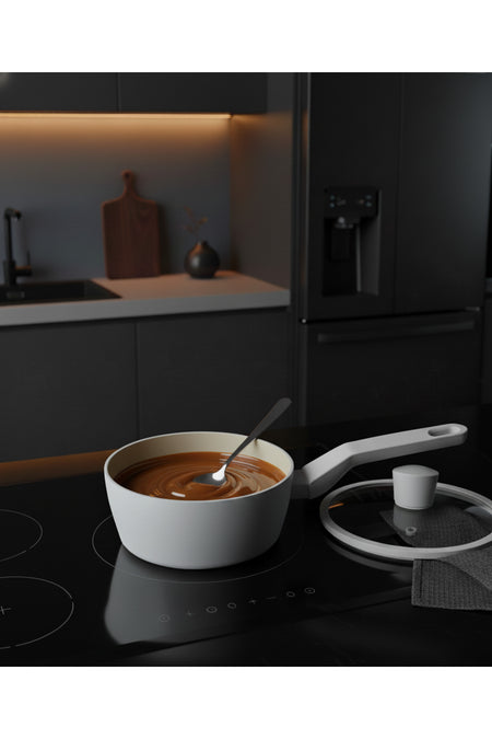 Jumbo Swiss Crystal Light Grey Saucepan