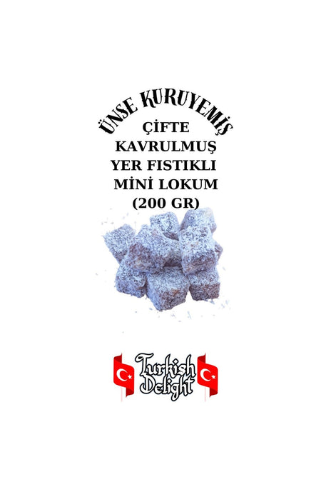 UNSEKURUYEMIS Double Roasted Mini Turkish Delight 200 g - MALLTURK