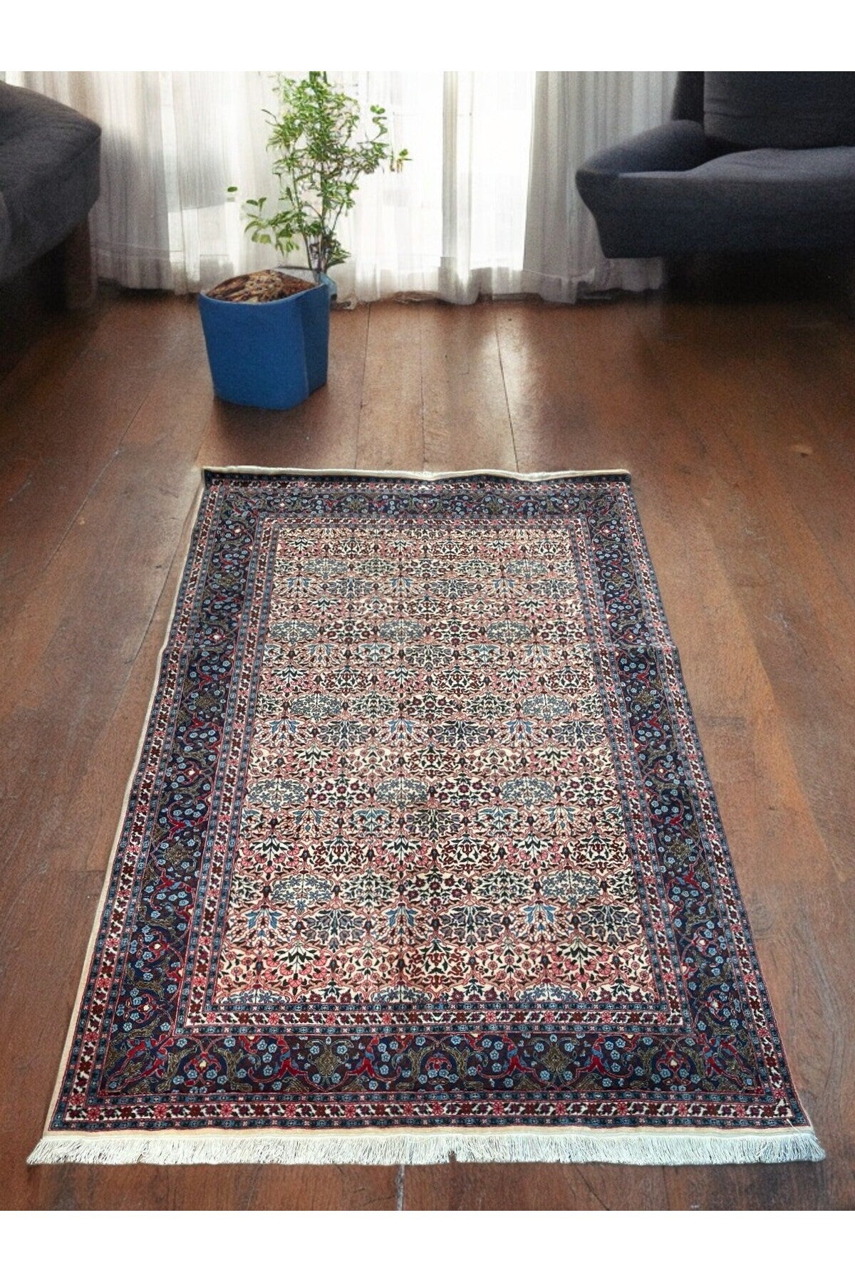 SIRVAN Rug Hand-Woven Hereke Rug - 182x288 - MALLTURK