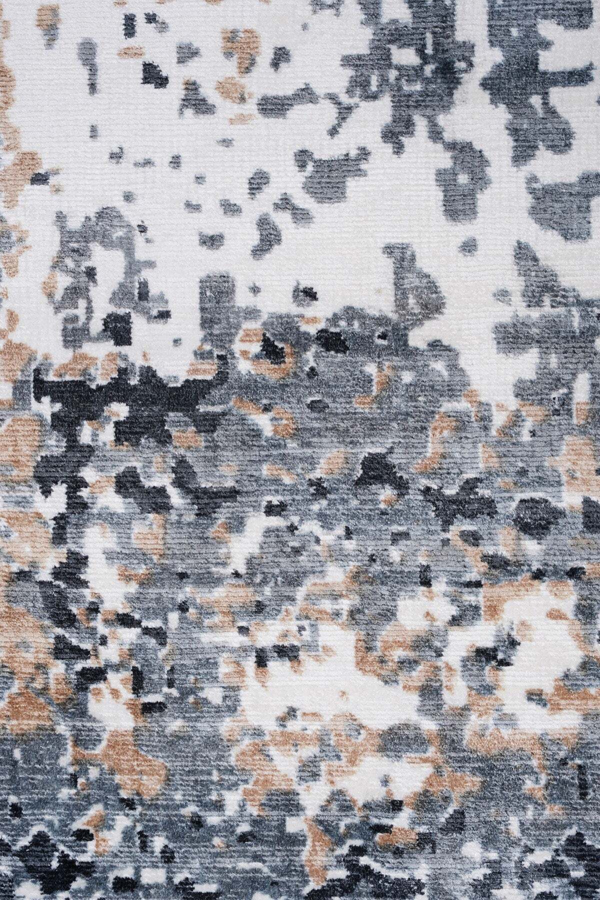 Naar Erase KC 307 Beige Modern Handwoven Bamboo Living Room Rug - MALLTURK