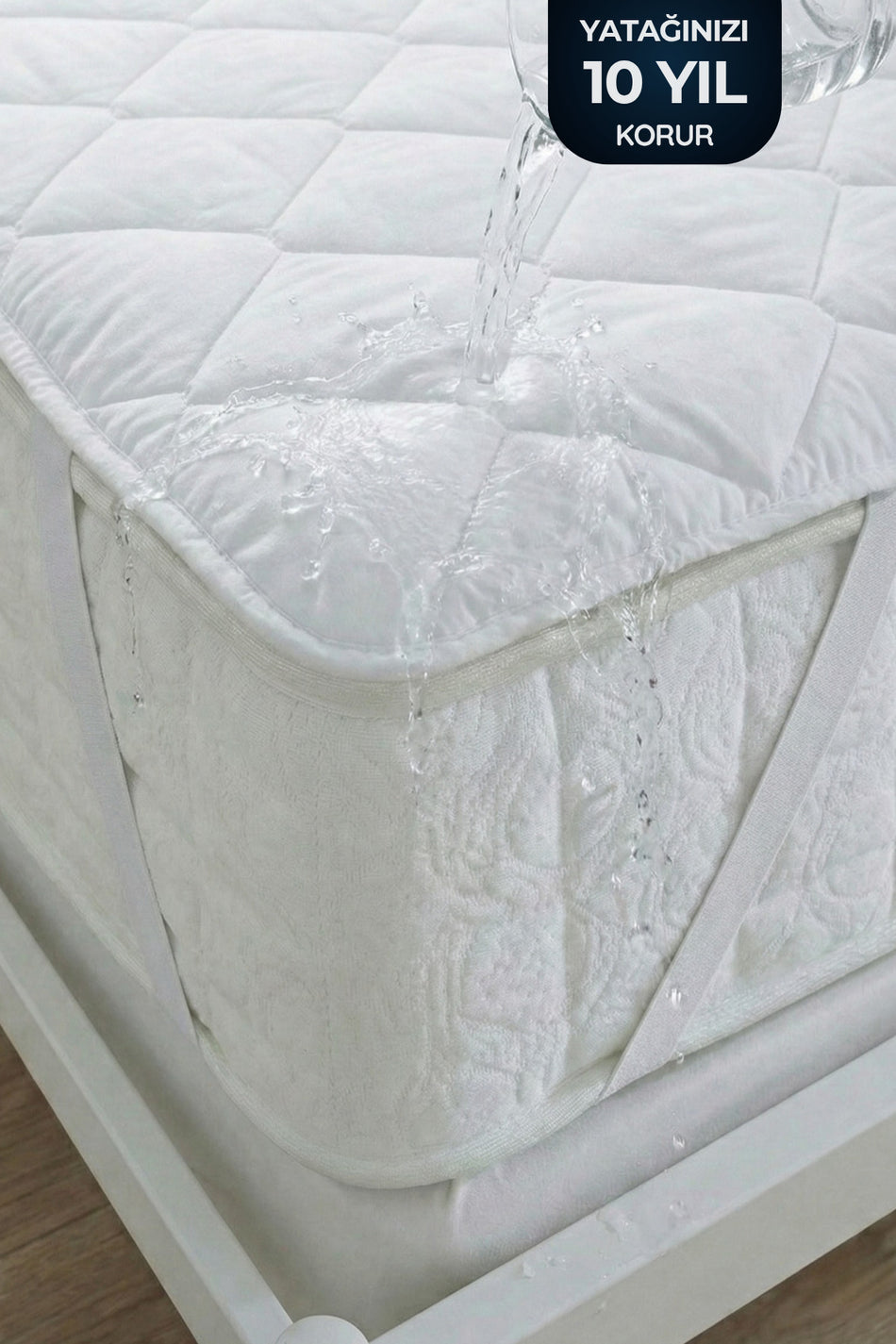 Nart Home Waterproof Cotton Quilted Fitted Mattress Protector - MALLTURK