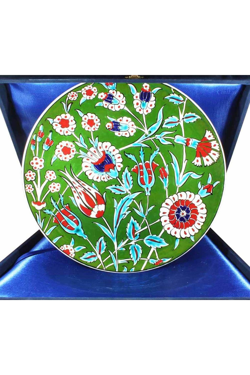Cini Evi Mali Musavire Gift 30cm Iznik Tile Plate - MALLTURK