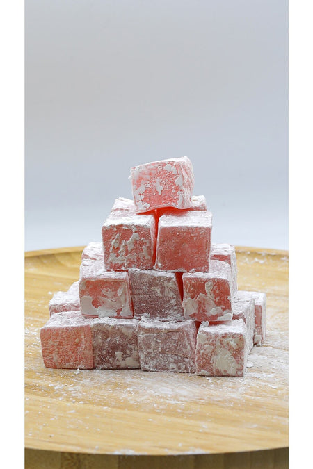 Akinay Kuruyemis Powdered Sugar Rose Flavored Turkish Delight 400gr - MALLTURK